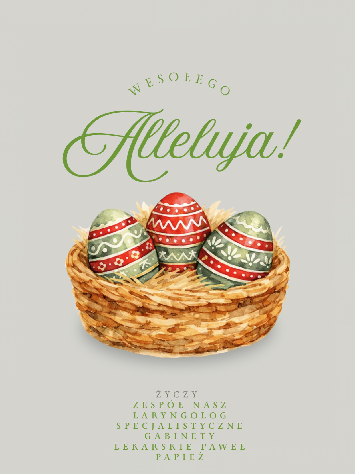 Wesołych Świąt Wielkanocnych 2026